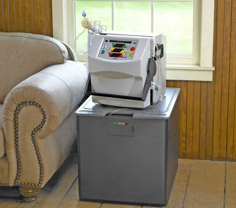 The NxStage System One is a portable hemodialysis system cleared for home use in the United States